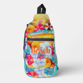Strand leven gepersonaliseerd sling bag (Voorkant)
