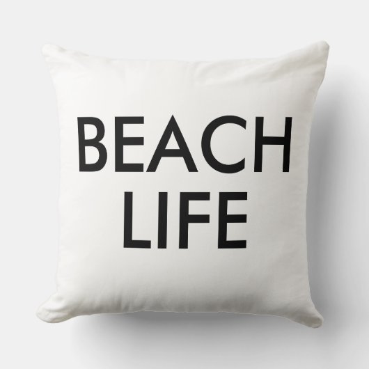 Strand Life Badmeester Gift Kussen (Voorkant)