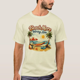 STRAND MEER ZORGEN MINDER T-SHIRT