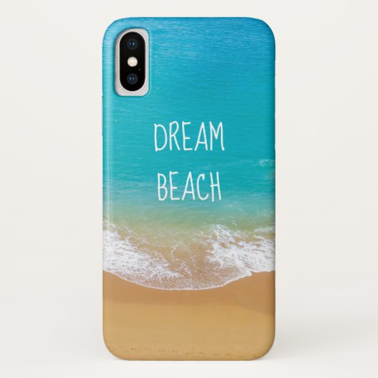strand met Turquoise Water Foto Case-Mate iPhone Case (Achterkant)