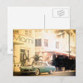 strand Miami-Zuid Briefkaart (Voorkant / Achterkant)