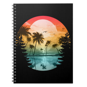 Strand natuur landschap zomer vakantie cadeau notitieboek