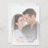 Strand Nautisch Touw Trouwen Save the Date (Voorkant)