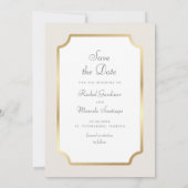 Strand Nautisch Touw Trouwen Save the Date (Achterkant)