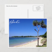 strand nusa dua bali briefkaart (Voorkant / Achterkant)