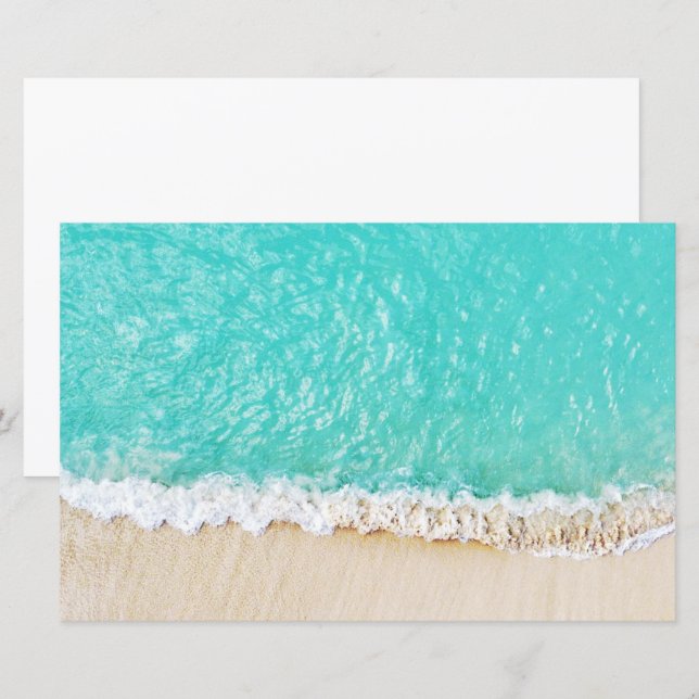 Strand oceaan zee zomer plakboek papier (Voorkant / Achterkant)