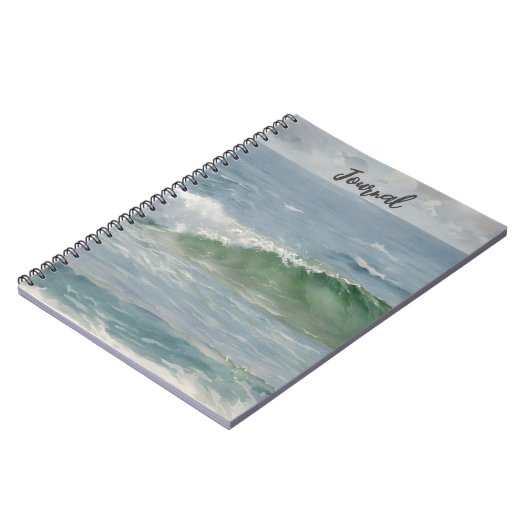 Strand Ocean Wave Art  Journal Notitieboek (Linkerzijde)