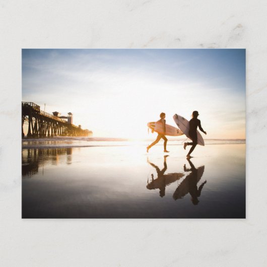 Strand Oceanside Briefkaart (Voorkant)