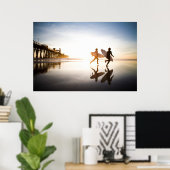 Strand Oceanside Poster (Thuiskantoor)