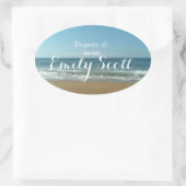 Strand Oever Naam Labels (Tas)
