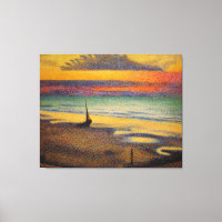 strand op Heist door Georges Lemmen 1891