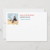 Strand op het dak van de stad kaart (Achterkant)