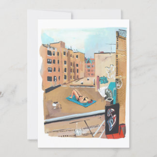 Strand op het dak van de stad kaart