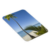 strand op het vasteland Aitutaki, Cookeilanden Magneet (Rechterzijde)