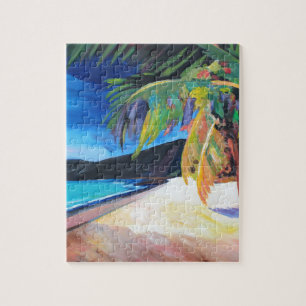 strand op Magen's Bay St Thomas US Maagdeneilanden Legpuzzel