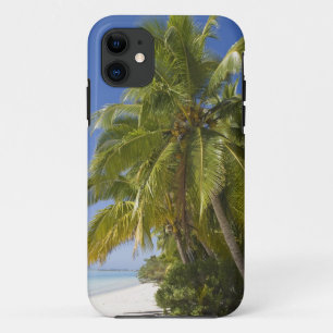 Strand op One Foot-eiland, Aitutaki, Cookeilanden iPhone 11 Hoesje