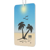 Strand Palm Bomen Zonnig Luchtverfrisser (Links)