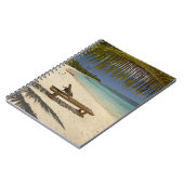 Strand, palmbomen en ligstoel notitieboek (Linkerzijde)