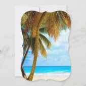 Strand, Palmbomen, Oceaan Kaart (Achterkant)