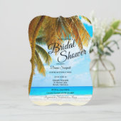 Strand, Palmbomen, Oceaan Kaart (Staand voorkant)