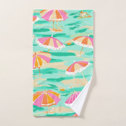 Strand paraplu zomer handdoek (Handdoek)