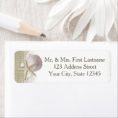 Strand Parels en Kant Etiket (Insitu)