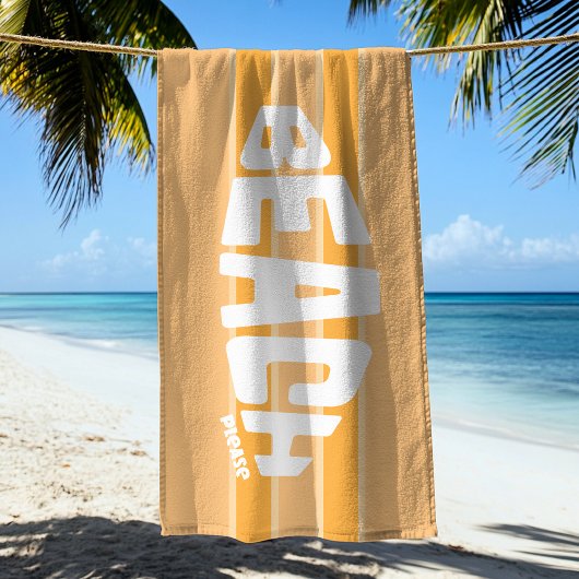 Strand Please Peachy Roze Gestreepte Strandlaken