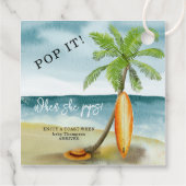 Strand - Pop het! Als ze poppen! Bedankjes Labels (Achterkant)