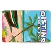  strand poster Oistins Barbados Magneet (Horizontaal)