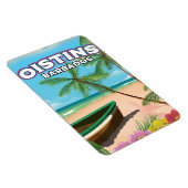  strand poster Oistins Barbados Magneet (Rechterzijde)