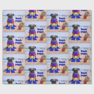 Strand Puggie Cadeaupapier