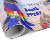 Strand Puggie Cadeaupapier (Rol Hoek)