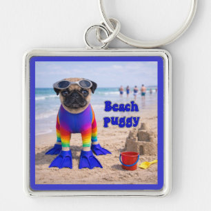 Strand Puggie Sleutelhanger