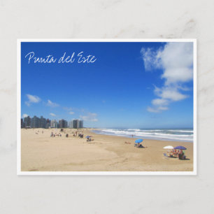 strand punta del este briefkaart