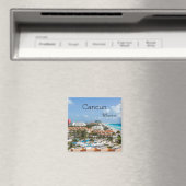 Strand Resort Tropisch Cancun Mexico Magneet (Insitu (Vaatwasser))