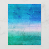 Strand Retro Type Zomer Bruiloft Uitnodiging (Achterkant)