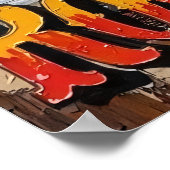 Strand Rocker: Leeuw Poster (Hoek)