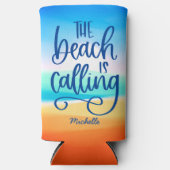 Strand Roept Tekst Ontwerp Zomer (Voorkant)