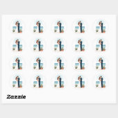 Strand Romantiek Sticker (Vel)