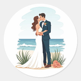 Strand Romantiek Sticker