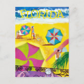 strand rondreis briefkaart (Voorkant)