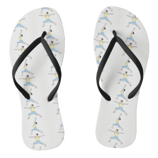 Strand-Sandalen mit Yoga-Design Teenslippers