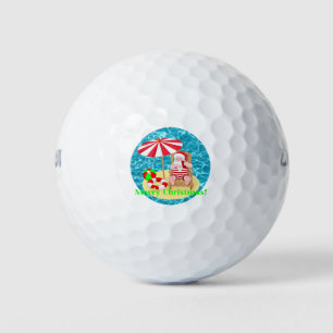 strand santa claus golfballen