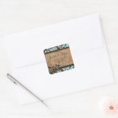 Strand Save Datum Bruiloft Stickers Schildpadden (Envelop)