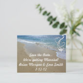strand save the date (Staand voorkant)