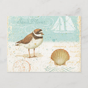  strand scène briefkaart