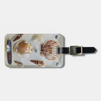 Strand Schelp Collectie Bagagelabel