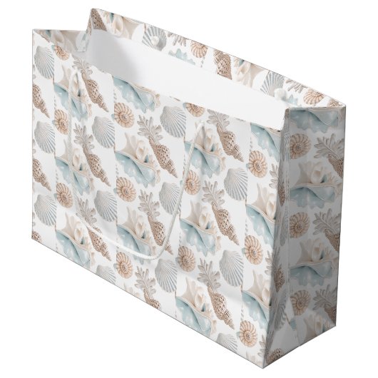 Strand Schelpen Cadeautas (Voorkant Gekanteld)