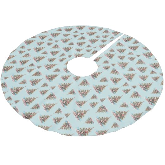 Strand Shell Kerstboom Patroon Kerstboom Rok (Gekanteld)