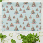 Strand Shell Kerstboom Patroon Theedoek (Gevouwen)